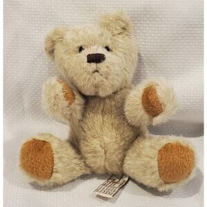 Hugfun International Tan 6" Stuffed Bear Plush Toy